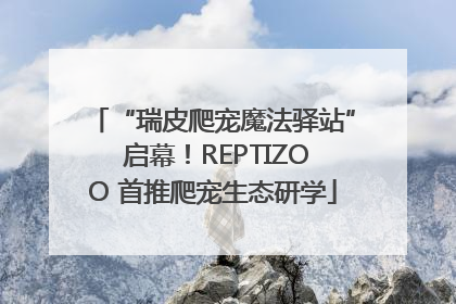“瑞皮爬宠魔法驿站” 启幕！REPTIZOO 首推爬宠生态研学