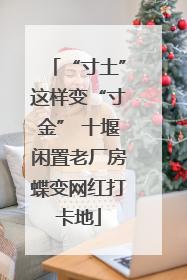 “寸土”这样变“寸金” 十堰闲置老厂房蝶变网红打卡地
