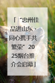 “忠州佳品进山东・同心携手共繁荣”2025烟台推介会启幕