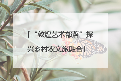 “敦煌艺术部落”探兴乡村农文旅融合