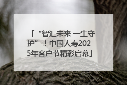 “智汇未来 一生守护”！中国人寿2025年客户节精彩启幕
