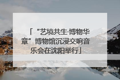 “艺境共生·博物华章”博物馆沉浸交响音乐会在沈阳举行