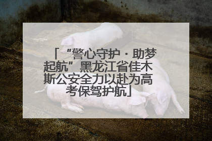 “警心守护・助梦起航”黑龙江省佳木斯公安全力以赴为高考保驾护航