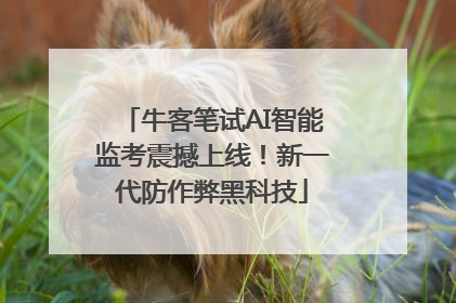 牛客笔试AI智能监考震撼上线！新一代防作弊黑科技