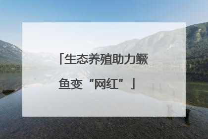 生态养殖助力鳜鱼变“网红”