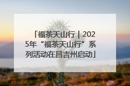 福茶天山行｜2025年“福茶天山行”系列活动在昌吉州启动