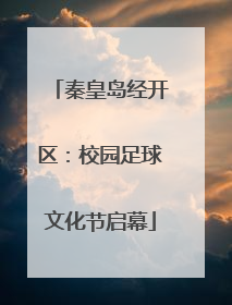 秦皇岛经开区：校园足球文化节启幕