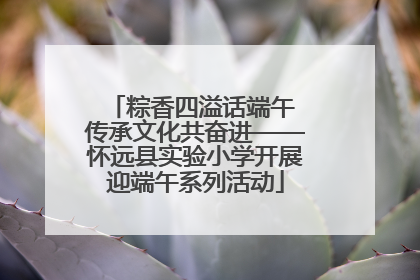 粽香四溢话端午 传承文化共奋进——怀远县实验小学开展迎端午系列活动