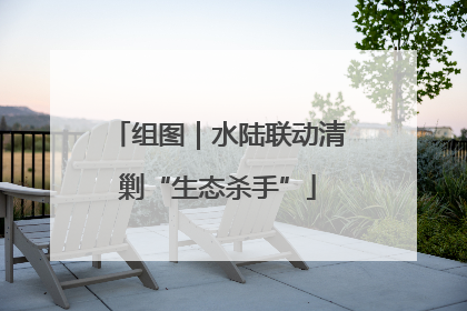 组图｜水陆联动清剿“生态杀手”
