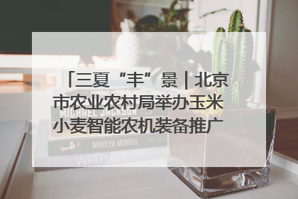 三夏“丰”景｜北京市农业农村局举办玉米小麦智能农机装备推广“田间日”活动
