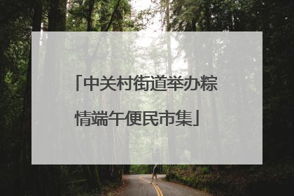 中关村街道举办粽情端午便民市集