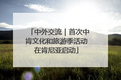 中外交流｜首次中肯文化和旅游季活动在肯尼亚启动