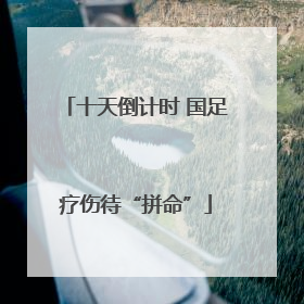 十天倒计时 国足疗伤待“拼命”