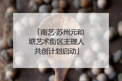 南艺·苏州元和塘艺术街区主理人共创计划启动