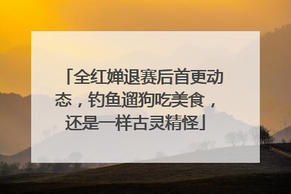 全红婵退赛后首更动态，钓鱼遛狗吃美食，还是一样古灵精怪