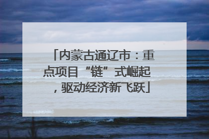内蒙古通辽市：重点项目“链”式崛起，驱动经济新飞跃