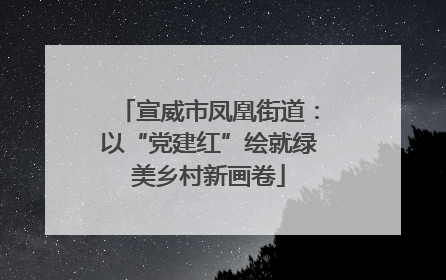 宣威市凤凰街道：以“党建红”绘就绿美乡村新画卷
