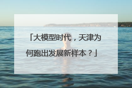 大模型时代，天津为何跑出发展新样本？