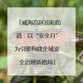 威海高区田和街道：以“安全月”为引擎构建全域安全治理新格局
