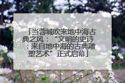 当蓉城吹来地中海古典之风：“文明的史诗：来自地中海的古典雕塑艺术”正式启幕