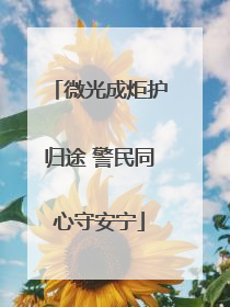 微光成炬护归途 警民同心守安宁