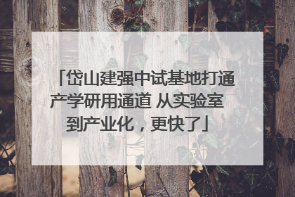 岱山建强中试基地打通产学研用通道 从实验室到产业化，更快了