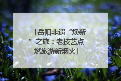 岳阳非遗“焕新”之旅：老技艺点燃旅游新烟火