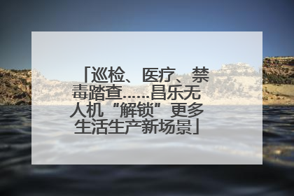 巡检、医疗、禁毒踏查……昌乐无人机“解锁”更多生活生产新场景