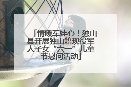 情暖军娃心！独山县开展独山籍现役军人子女“六一”儿童节慰问活动