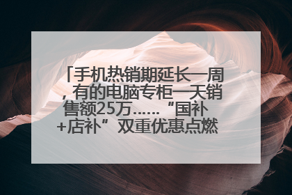 手机热销期延长一周，有的电脑专柜一天销售额25万……“国补+店补”双重优惠点燃德州“考后经济”