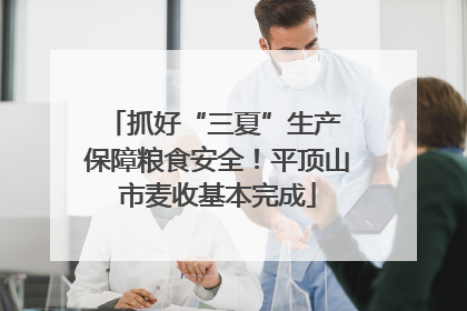 抓好“三夏”生产 保障粮食安全！平顶山市麦收基本完成