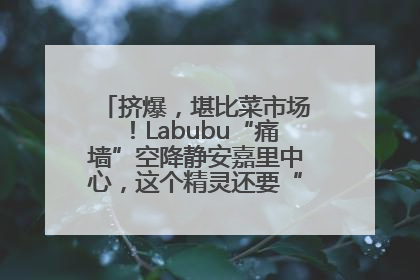 挤爆，堪比菜市场！Labubu“痛墙”空降静安嘉里中心，这个精灵还要“突袭”便利店？