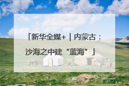 新华全媒+｜内蒙古：沙海之中建“蓝海”