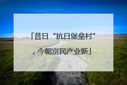 昔日“抗日堡垒村”，今朝富民产业新