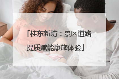 桂东新坊：景区道路提质赋能康旅体验