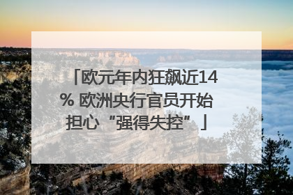 欧元年内狂飙近14% 欧洲央行官员开始担心“强得失控”