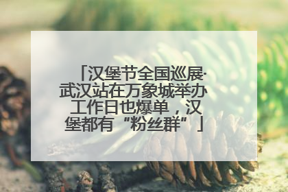 汉堡节全国巡展·武汉站在万象城举办 工作日也爆单，汉堡都有“粉丝群”