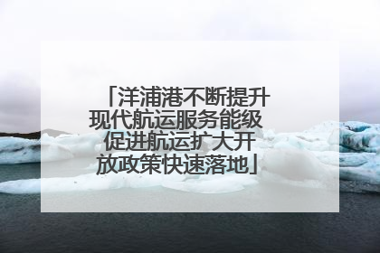 洋浦港不断提升现代航运服务能级 促进航运扩大开放政策快速落地