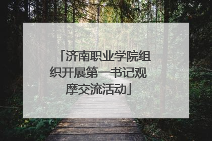 济南职业学院组织开展第一书记观摩交流活动