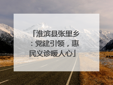 淮滨县张里乡：党建引领，惠民义诊暖人心