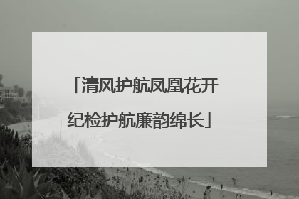 清风护航凤凰花开 纪检护航廉韵绵长