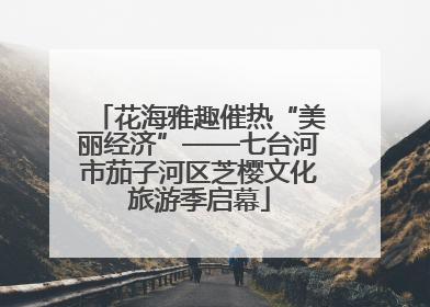 花海雅趣催热“美丽经济”——七台河市茄子河区芝樱文化旅游季启幕