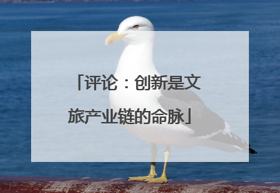 评论：创新是文旅产业链的命脉