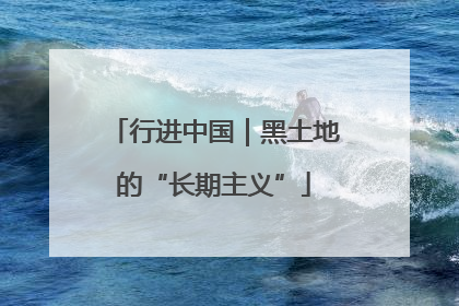 行进中国｜黑土地的“长期主义”