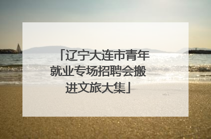 辽宁大连市青年就业专场招聘会搬进文旅大集