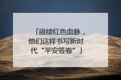 赓续红色血脉，他们这样书写新时代“平安答卷”