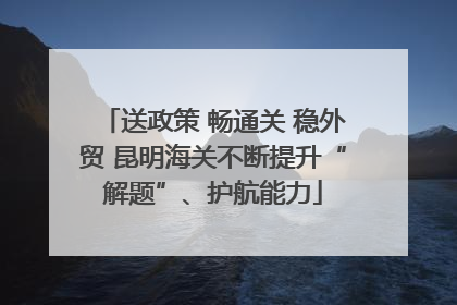 送政策 畅通关 稳外贸 昆明海关不断提升“解题”、护航能力