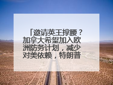 邀请英王撑腰？加拿大希望加入欧洲防务计划，减少对美依赖，特朗普：成为美国第51个州，免费用“金穹”