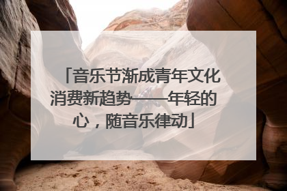 音乐节渐成青年文化消费新趋势——年轻的心，随音乐律动