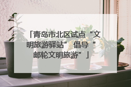 青岛市北区试点“文明旅游驿站” 倡导“邮轮文明旅游”